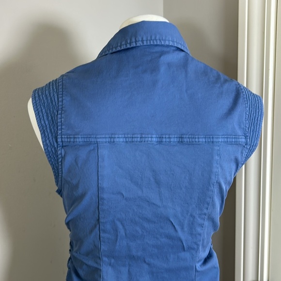 Anthropologie Pilcro Collared Shirt Dress Denim Medium Blue Sz 6 - Picture 9 of 16